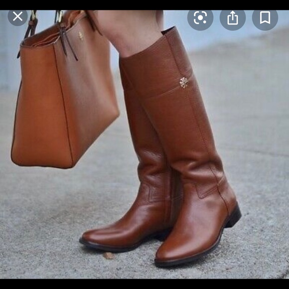 Jolie Riding Boot, Brown - TORY BURCH - Picture 2 of 9